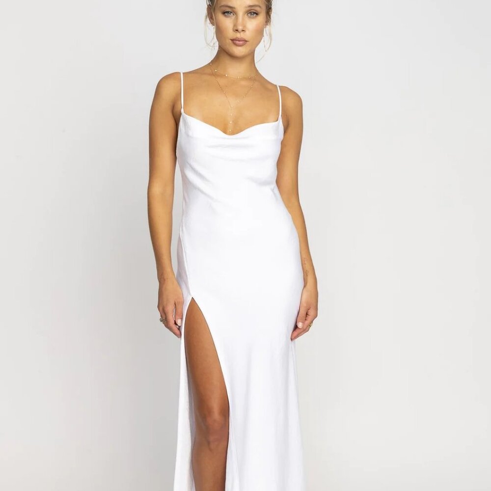 White Slip Dress